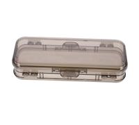 NUOBESTY 1Stück Bleistiftbox aus Große Transparente Stiftebox mit Deckel Wiederverwendbarer Organizer für Schule und Büro Leicht Sicher und Multifunktional für Stifte