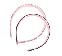 NUOBESTY 2 Stück Gepolsterte Strass Haarbänder Breites Glitzerndes Stirnband mit Strasssteinen Juwelenbesetzter Kopfschmuck für Damen Modischer Haarschmuck für Alltag und Party