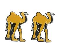 NUOBESTY 2stücke Camel Patch Tiermotiv Aufnäher Für Kleidung Tierische Filz-patches Zum Nähen Zum Dekorieren Und Reparieren Von Jeansjacken Taschen Und Hüten
