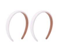 NUOBESTY 2stücke Schwammhaarband Damen Einfach Stirnband Haarreif Sommer Kopfschmuck Haarband für Hochzeit Geburtstag Reisen Festival Messe