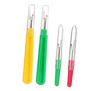 NUOBESTY 4 Stück Nahttrenner Aus Kunststoff Mit Schutzkopf Kleiner Und Großer Nahttrenner Nähwerkzeug Für Feine Stiche Und Stoffauftrennung Vielseitig Für Handarbeit Und Nähen