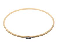 NUOBESTY 40Cm Bambus Stickrahmen Rund FüR Diy Stickerei Und Kreuzstich Stabiles NäHzubehöR FüR Handarbeiten Und Seidenbandstickerei Kreatives Bastelset FüR Stofffixierung