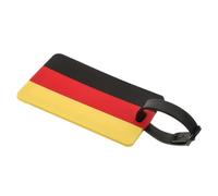 NUOBESTY Kofferanhänger Vielseitiger Reisegepäckanhänger aus Pvc Gepäck mit 3d flaggen Design zur Gepäckidentifikation für Koffer und Reisetaschen Beim Reisen