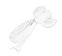 NUOBESTY LED Schnürsenkel 1 Paar 120cm Nylon Pp, 10 Leds, 3 Einstellungen | Weiß, Passend für Schuhe und Stiefel, mit Batterie Enthalten, für Partys und Auffälligen Stil