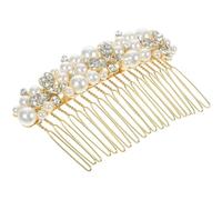 NUOBESTY Strass Haarkamm Brautfrisur Accessoire mit Funkelnden Kristallen Eleganter Haarschmuck für Frauen zum Abschlussball und Hochzeit