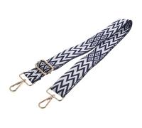 NUOBESTY Verstellbarer Breiter Schultergurt mit Ethnischer Stickerei Weicher Baumwoll tragegurt für Damen als Ersatzriemen für Crossbody Umhängetaschen Einfach zu Montieren Vielseitig