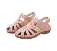 Nuoke Ladies Sandals Size 5 UK, Sandals for Women Shoes Womens Sliders Orthopedic Arch Support Summer Women's Sandals & Slides Slip on Wedge Wide Fit Casual Ladies Shoes Platform Walking Sandal