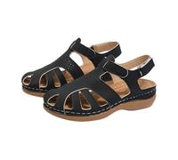 Nuoke Sliders Women, Sandals for Women Shoes Womens Sliders Orthopedic Arch Support Summer Women's Sandals & Slides Slip on Wedge Wide Fit Casual Ladies Shoes Platform Walking Sandal