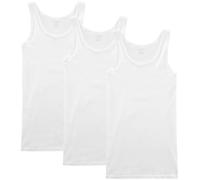 NUOZA Unterhemd Herren Tank Top 3er Pack Feinripp Muskelshirts Baumwolle alle Größen und Farben-Weiß,5XL