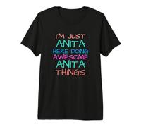 Nur Anita Macht tolle Anita-Dinge, lustige Premium T-Shirt