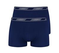 Nur Der 2er Pack Boxer 3D Flex atmungsaktive Baumwolle Männer Unterhosen Herren, marine, L