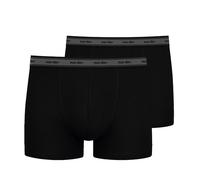 nur der Boxer GOTS Organic Cotton 2er Pack schwarz 6=L