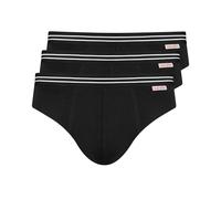 NUR DER Slip Cotton Stretch 3er Pack - schwarz - Größe 6 | L | 52