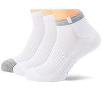 Nur Der 3er Pack Sneaker Sport aus atmungsaktiver Baumwolle kurze Sportsocken mit gepolsterter Sohle Herren, weiß, 39-42