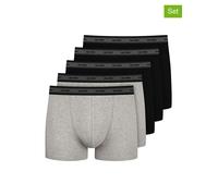 Nur Der Boxer 5-Pack Organic Cotton - schwarz/graumelange - Größe 6 | L | 52