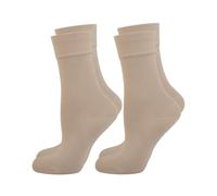 Nur Die 2er Pack Bambus Komfort Socken Damen weich Komfortbund Bambus-Socke