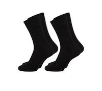 NUR DIE Herren Socken Bambus¹ Komfort 2er Pack - schwarz - Größe 47-50