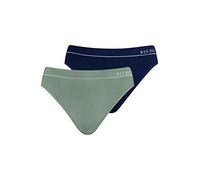 NUR DIE Slip 2-Pack Retro - marine/khaki - Größe 40-42