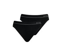 NUR DIE Slip 2-Pack Retro - schwarz - Größe 48-50