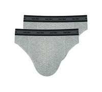 Nur Die Herren Slip GOTS Organic Cotton aus Bio-Baumwolle 2er-Pack grau Melange Größe M