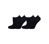 nur die Damen "Sneaker Baumwolle 2er Pack" schwarz 35-38
