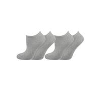 nur die Damen "Sneaker Baumwolle 2er Pack" hellgraumel. 39-42
