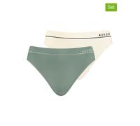 Nur Die 2er-Set: Slips in Grün - 15% | Größe 40/42 | Damenwaesche