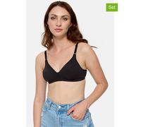 Nur Die 2er-Set: Soft-BH in Schwarz - 13% | Größe 85C | Damenwaesche