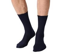 Nur Die 3er Ohne Gummi Socken Unisex aus Baumwolle atmungsaktiv Komfortbund ohne Gummifäden mittelhohe Schaftlänge Damen-Socken Herren-Socken