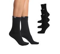 Nur Die Damen Passt Perfekt 3er Strick Socken, Blickdicht, Schwarz (schwarz 940), 35-38