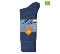 Nur Die Jeans Socken 3er Pack Herren Baumwolle atmungsaktiv hoher Gummi-Bund verrutscht nicht Basics (Gr. 39-46)