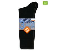 Nur Die Jeans Socken 3er Pack Herren Baumwolle atmungsaktiv hoher Gummi-Bund verrutscht nicht Basics (Gr. 39-46)