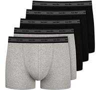 Nur Der Boxer 5-Pack Organic Cotton - schwarz/graumelange - Größe 6 | L | 52