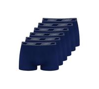 NUR DIE 6er Pack Boxer 3D Flex atmungsaktive Baumwolle enge Boxershorts | Unterwäsche Herren flache Nähte Bewegungsfreiheit bequem elastischer Bund Stretch Unterhosen ohne Eingriff