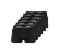 NUR DIE 6er Pack Boxer 3D Flex atmungsaktive Baumwolle enge Boxershorts | Unterwäsche Herren flache Nähte Bewegungsfreiheit bequem elastischer Bund Stretch Unterhosen ohne Eingriff