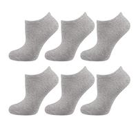 Nur Die 6er Pack Sneaker Socken aus weicher & atmungsaktiver Baumwolle Kurzzsocken Damen