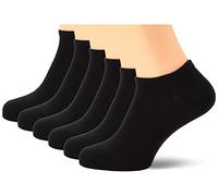 Nur Die Sneaker Socken 6er Pack Kurzzsocken aus weicher atmungsaktiver Baumwolle Damen Schwarz 39-42