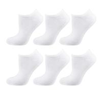 Nur Die 6er Pack Sneaker Socken aus weicher & atmungsaktiver Baumwolle Kurzzsocken Damen