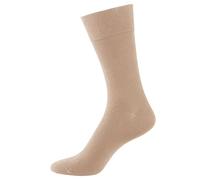 Nur Der Herren Cotton maxx Komfort Socken, Beige (leinen), 43/46 (43-46)