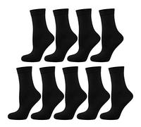Nur Der 9er Pack Baumwolle Business Socken Classic mit Komfortbund Damen, Schwarz, 35-38