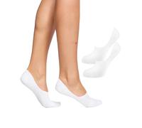NUR DIE Füßlinge 2-Pack Bambus¹ Füssling 2er - weiß - Größe 35-38