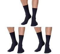 Nur Die Bambus Thermo Socke dicke warme weiche Wintersocke Thermosocke atmungsaktiv Herren, maritim, 43-46