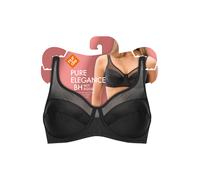 NUR DIE Damen Bügel-BH Pure Elegance Komfort - schwarz - Größe 80B