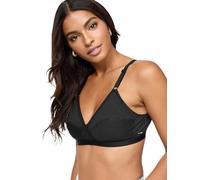 NUR DIE Damen Bügelloser BH Komfort Atmungsaktiv Frauen Unterwäsche - schwarz - Größe - 90 D