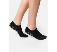 NUR DIE Damen Fitness Füsslinge - schwarz - Größe 35-38