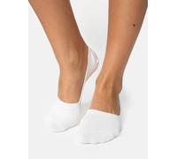 NUR DIE Damen Füsslinge aus Baumwolle 2er Pack - weiß - Größe 39-42