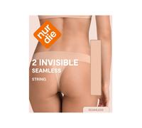 NUR DIE DAMEN INVISIBLE STRING 2ER PACK - beige - GRÖSSE 46