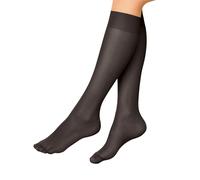 NUR DIE Damen Kniestrümpfe 30 DEN - schwarz - one size