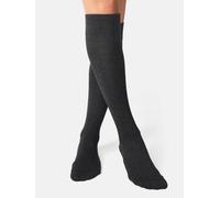NUR DIE Damen Kniestrümpfe Bambus¹ - anthrazitmelange - 39-42