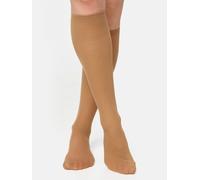 NUR DIE Damen Kniestrümpfe Cotton 60 DEN - amber - one size